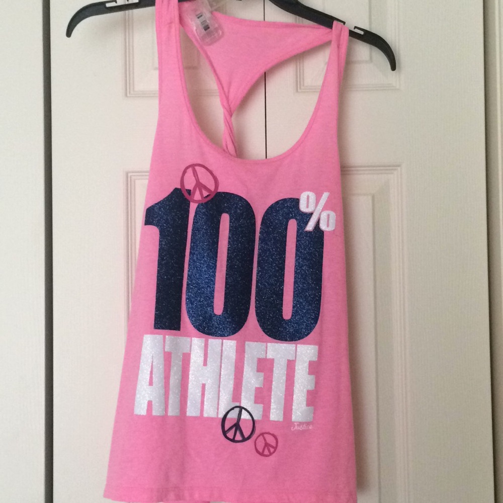 Justice size 20 sports tank